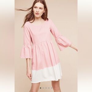 HOLDING HORSES from Anthropologie Lilibet Dress with Bell Sleeves sz 6